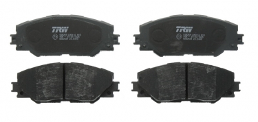 Купить GDB3424 TRW Тормозные колодки передние Auris 1.8 Hybrid без датчика износа